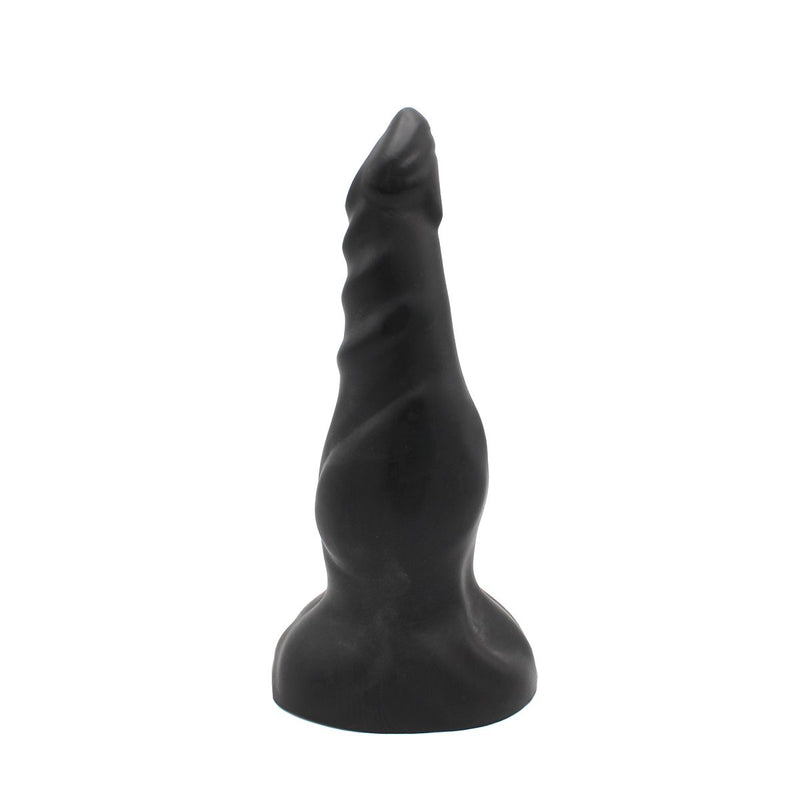 Dinoo - XXL Anaal Dildo - Horse Dong - 25.5 x 7.4 cm - TPE - Zwart-Erotiekvoordeel.nl