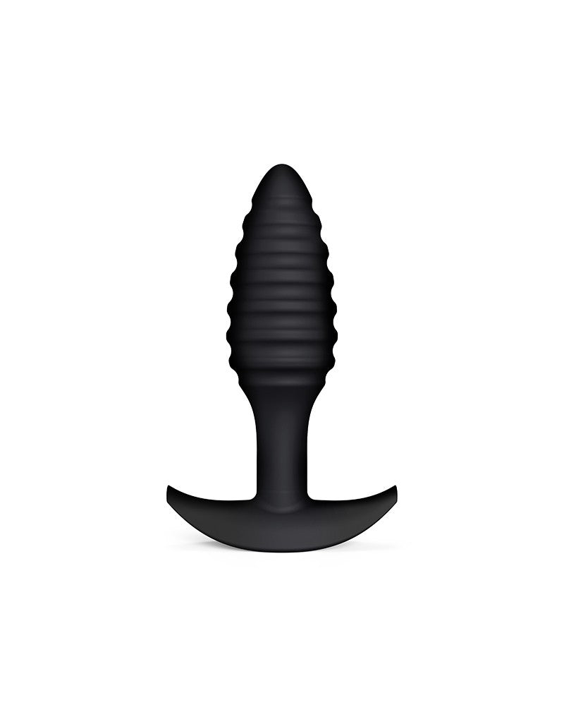 Dorcel - Buttplug - Spiraalvormige Buttplug - Anaal Speeltje - Siliconen - Zwart-Erotiekvoordeel.nl