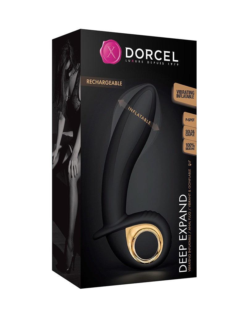 Dorcel - Deep Expand, opblaasbare anaal plug annex Vibrator-Erotiekvoordeel.nl