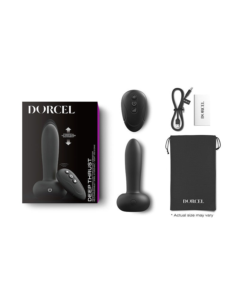 Dorcel - Deep Thrust - Stotende Buttplug Met Afstandsbediening-Erotiekvoordeel.nl