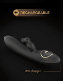 Dorcel - Divine Rabbit Sucker G-spot En clitoris Vibrator Met zuiggedeelte-Erotiekvoordeel.nl