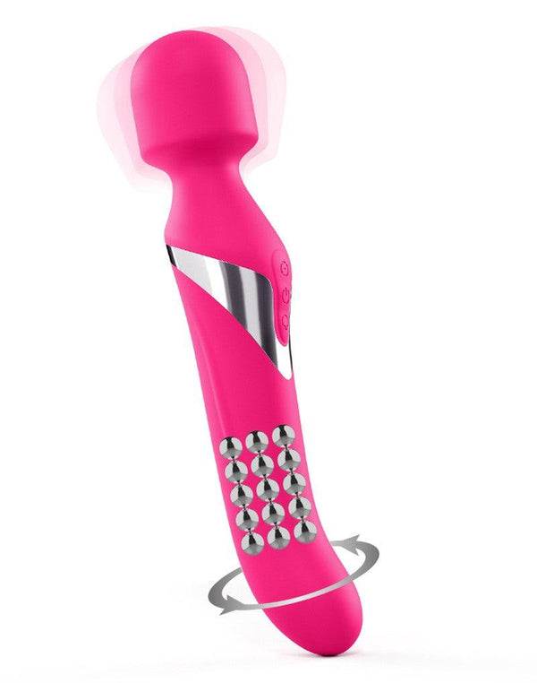 Dorcel - Dual Orgasms Wand Vibrator - Roze-Erotiekvoordeel.nl