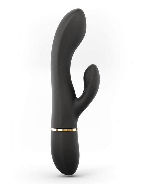 Dorcel - Flexibele Rabbit Vibrator Glam Rabbit - Zwart-Erotiekvoordeel.nl