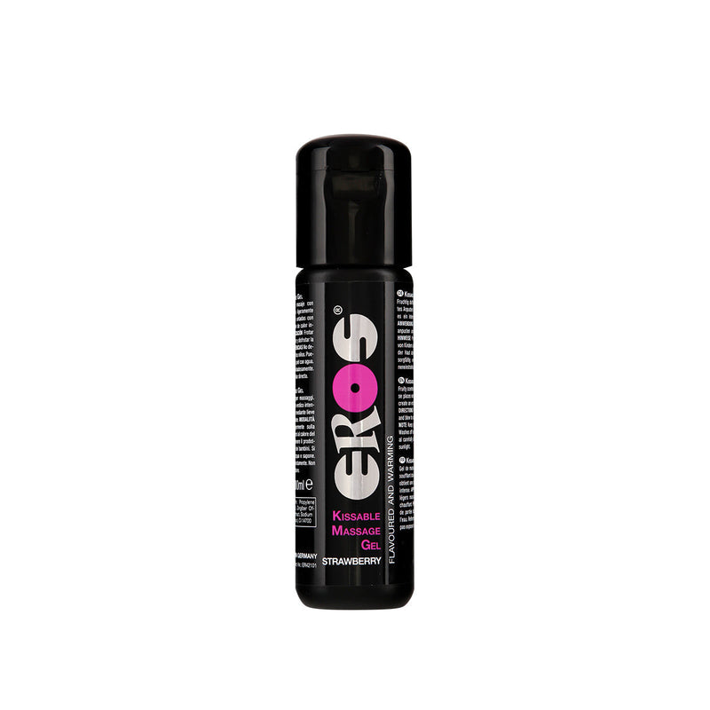 EROS - Kissable Massage Gel - Strawberry-Erotiekvoordeel.nl