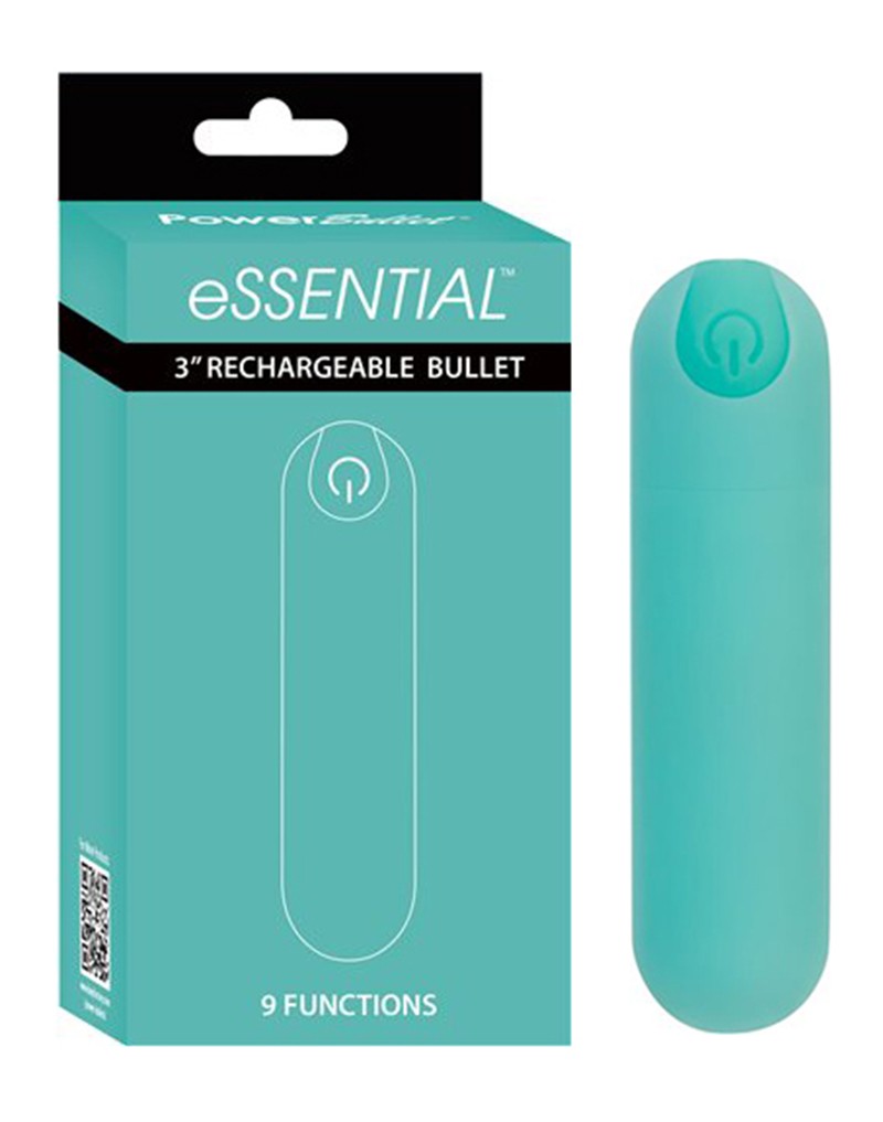 Essential Power Bullet - Mini Vibrator - Mintgroen-Erotiekvoordeel.nl