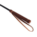 Fancy Paardrijzweepje Met dubbele Flap - Bruin-Erotiekvoordeel.nl