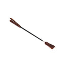 Fancy Paardrijzweepje Met dubbele Flap - Bruin-Erotiekvoordeel.nl