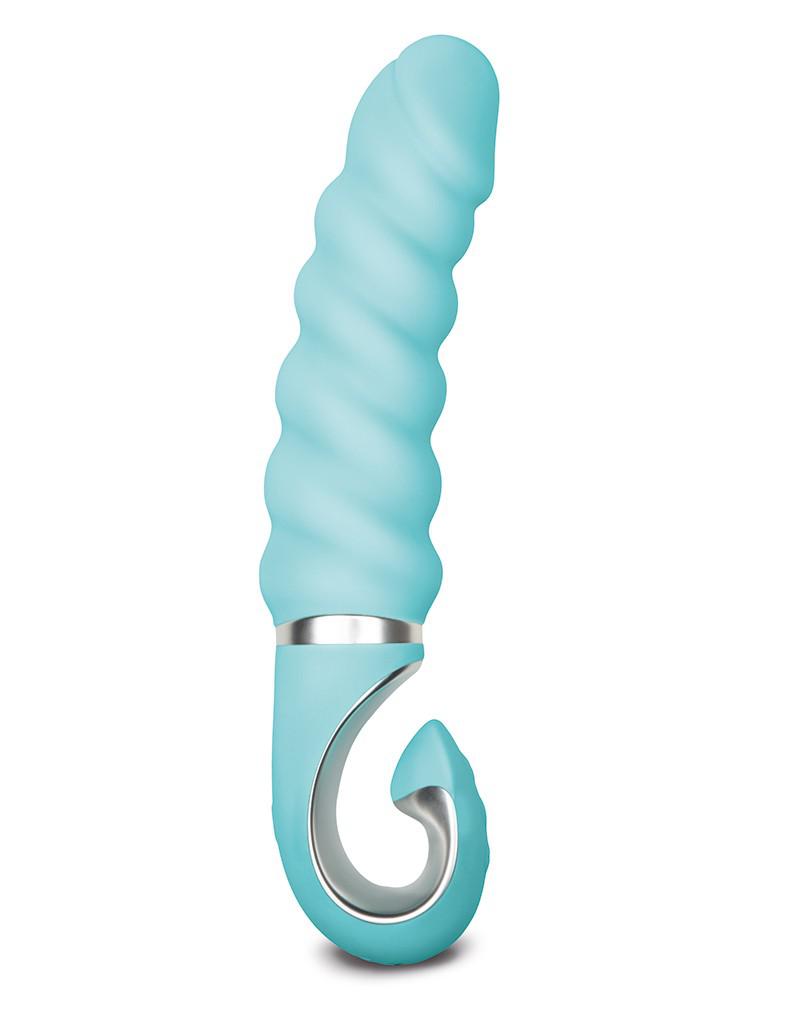 G-Vibe - G-Jack 2 - Geribbelde Vibrator - mintgroen-Erotiekvoordeel.nl