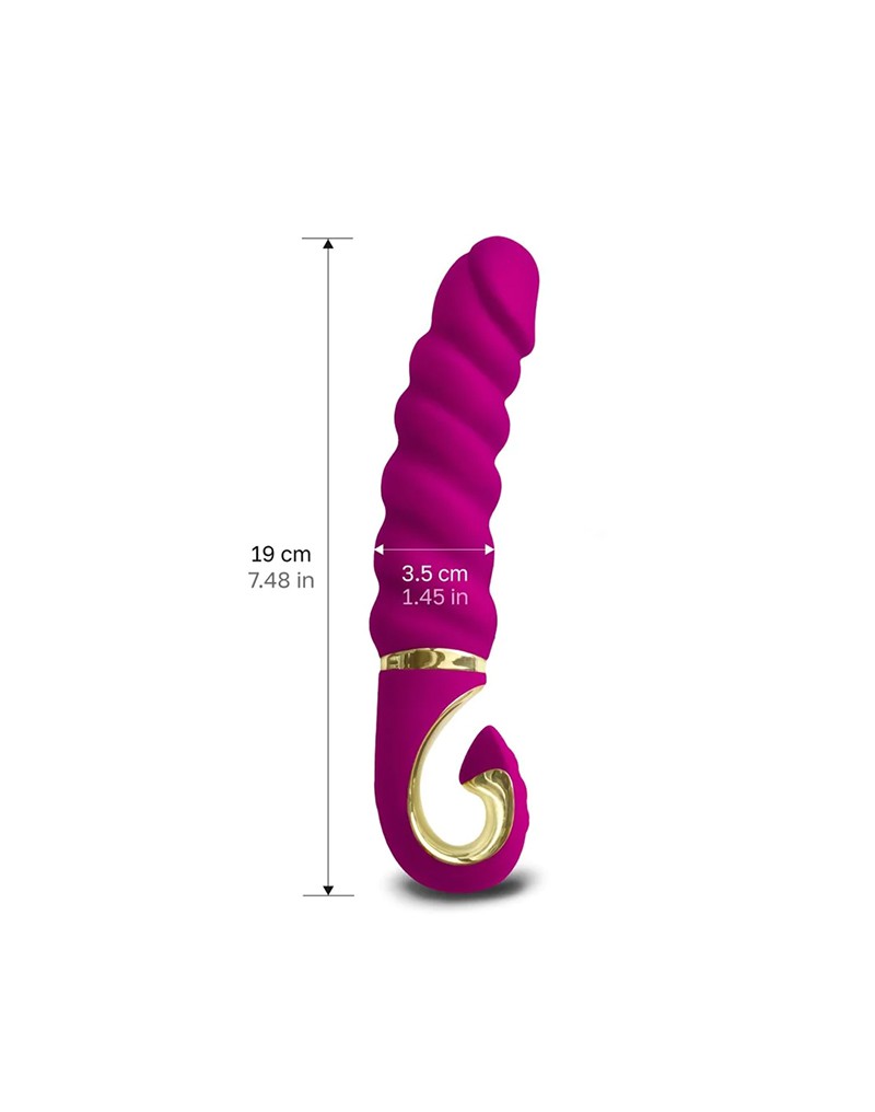 G-Vibe - G-Jack - Mini Geribbelde Vibrator - Paars-Erotiekvoordeel.nl