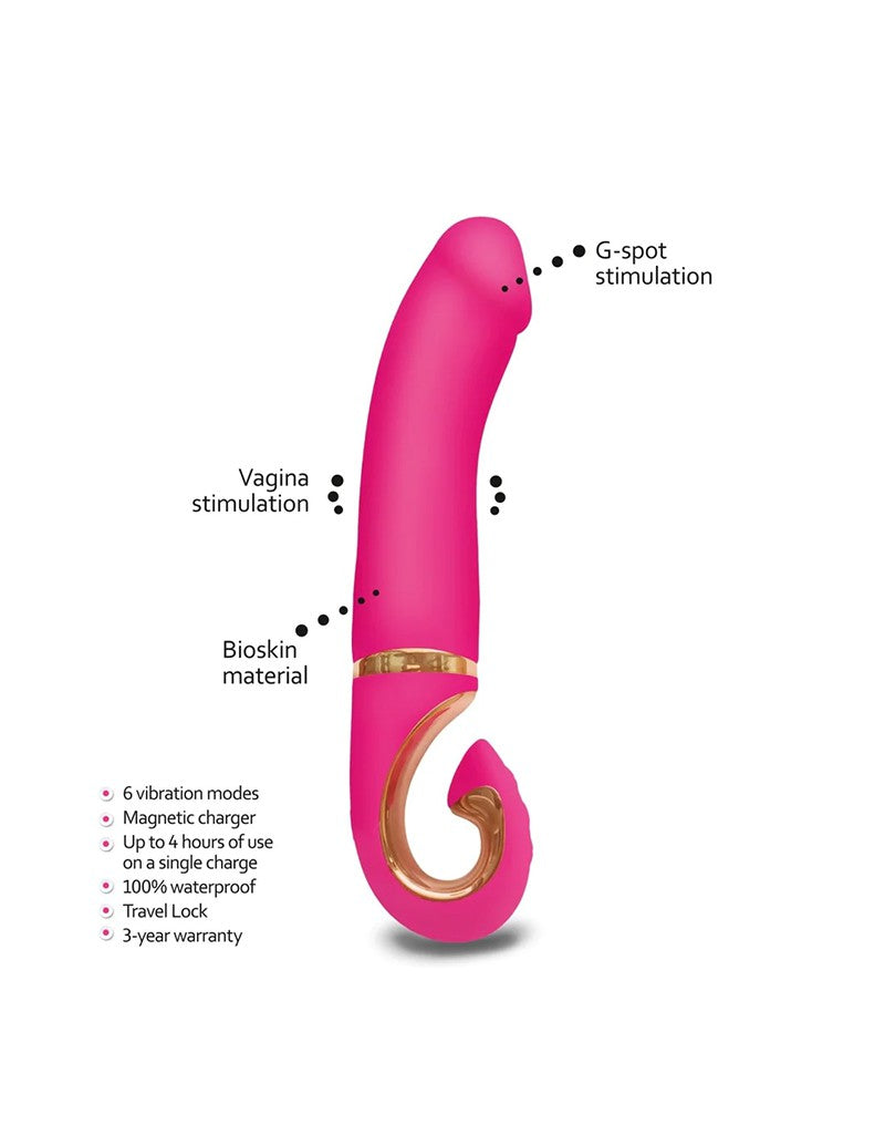 G-Vibe - G-Jay - Realistische Mini Vibrator - Roze-Erotiekvoordeel.nl