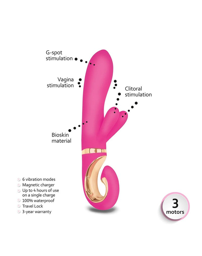 G-Vibe - G-Rabbit Mini Rabbit Vibrator - Roze-Erotiekvoordeel.nl