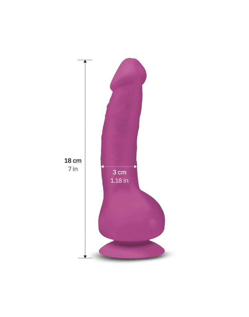 G-Vibe - G-Real - Mini Vibrerende Dildo - Fuchsia Roze-Erotiekvoordeel.nl