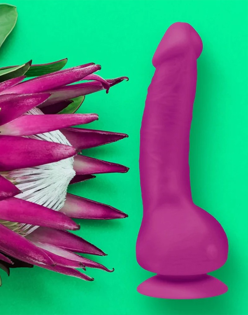 G-Vibe - G-Real - Mini Vibrerende Dildo - Fuchsia Roze-Erotiekvoordeel.nl