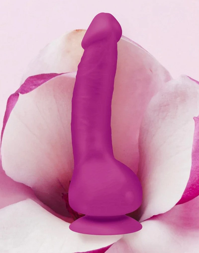 G-Vibe - G-Real - Mini Vibrerende Dildo - Fuchsia Roze-Erotiekvoordeel.nl