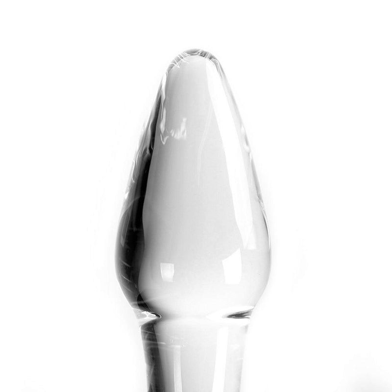 Glazen Buttplug 10,7 x 4,2 cm - Transparant-Erotiekvoordeel.nl