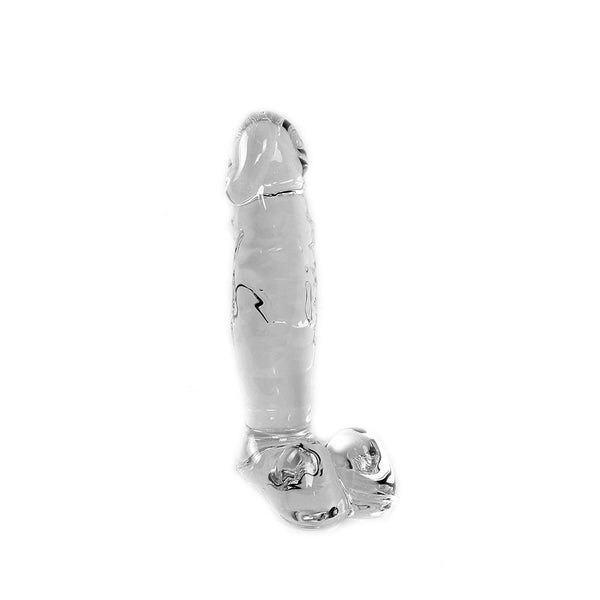 Glazen Dildo Dun - Transparant-Erotiekvoordeel.nl