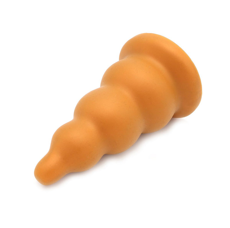 Gold Play - Soft Liquid Siliconen Anaal Dildo Blop - Goud-Erotiekvoordeel.nl