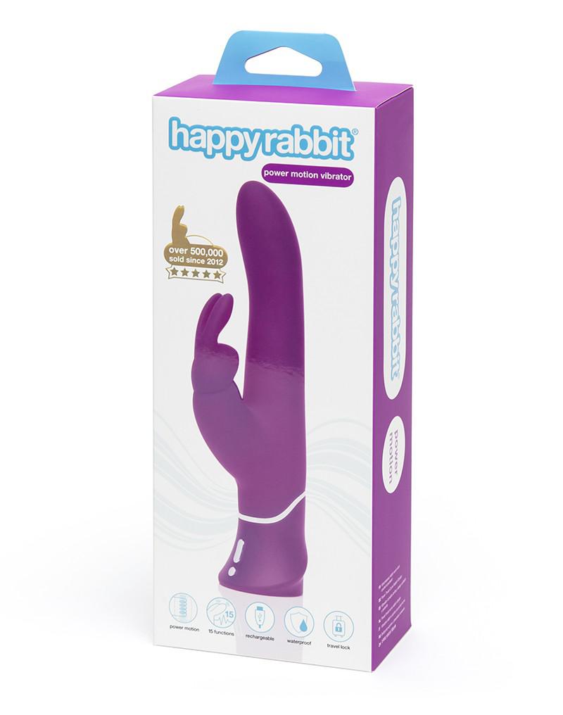 Happy Rabbit - Curve - Power Motion Rabbit Tarzan Vibrator - Paars-Erotiekvoordeel.nl