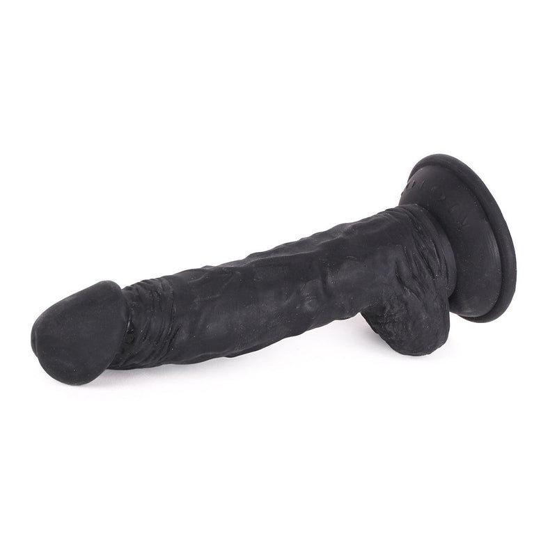 Kiotos Cox - Dildo 20 x 4 cm - Zwart-Erotiekvoordeel.nl