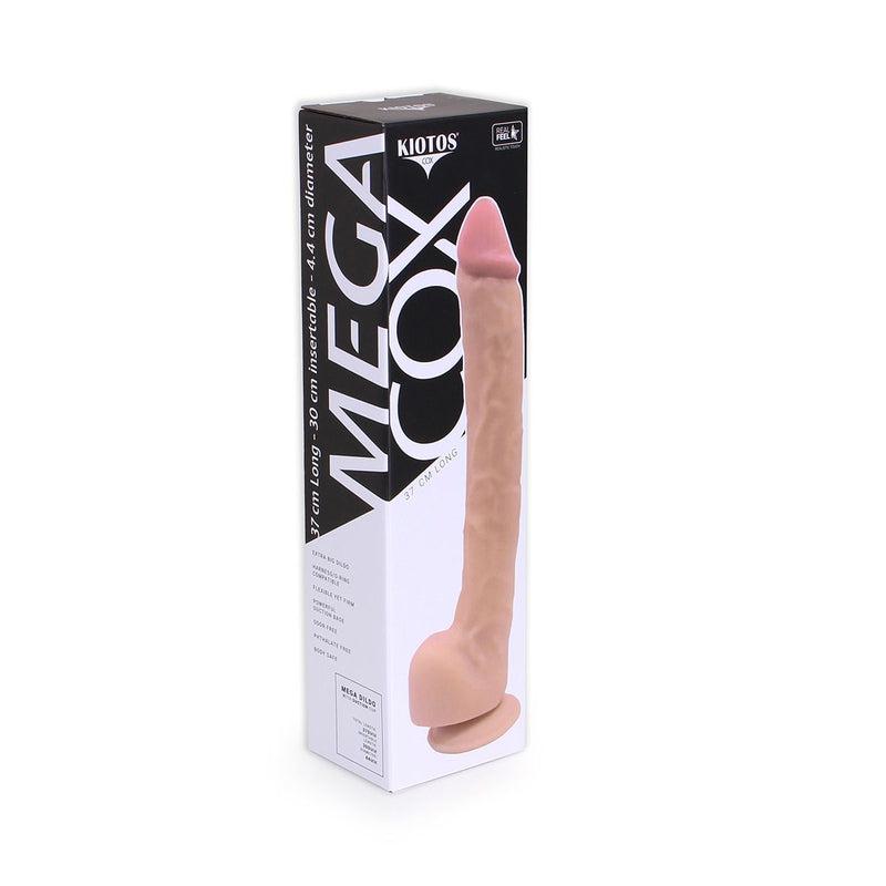 Kiotos Cox - Mega Dildo XXL 37 x 5 cm - Lichte Huidskleur-Erotiekvoordeel.nl