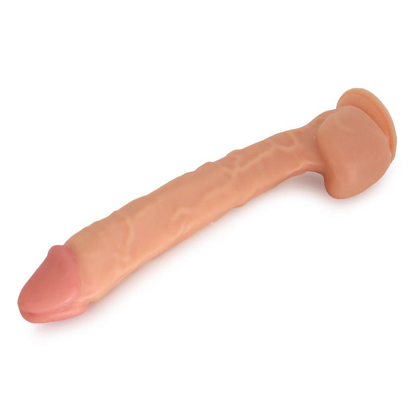 Kiotos Cox - Mega Dildo XXL 37 x 5 cm - Lichte Huidskleur-Erotiekvoordeel.nl