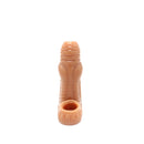 Kiotos Monstar 08 - Penis Sleeve - Penisverlenging - Met Ball Stretcher Opening - Diameter Ø 50 mm - Siliconen - Beige-Erotiekvoordeel.nl
