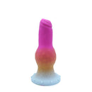 Kiotos Monstar - Dildo Beast No. 48 - Roze/Wit/Geel-Erotiekvoordeel.nl