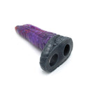 Kiotos Monstar - Fjörgyn - Penis Sleeve - Extra Omvang - Verdikkend - Paars/Zwrt-Erotiekvoordeel.nl