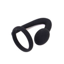 Kiotos Siliconen Cockring Met buttplug - Zwart-Erotiekvoordeel.nl