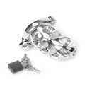 Kiotos Steel - Kuisheidskooi RVS Met hangslot-Erotiekvoordeel.nl