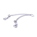 Kiotos Steel - RVS Ketting Met Karabijnhaken Voor Handboeien of Tepelklemmen-Erotiekvoordeel.nl