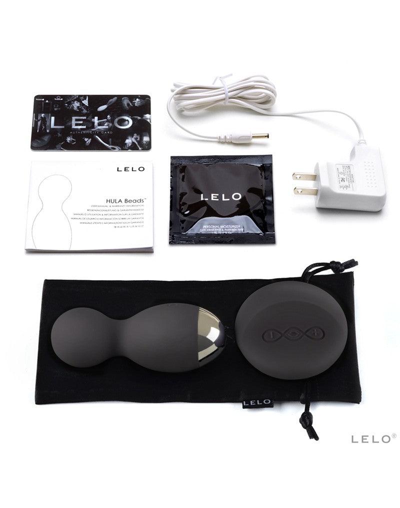 LELO - Hula Beads - Roterende En Vibrerende vagina Balletjes - Zwart-Erotiekvoordeel.nl