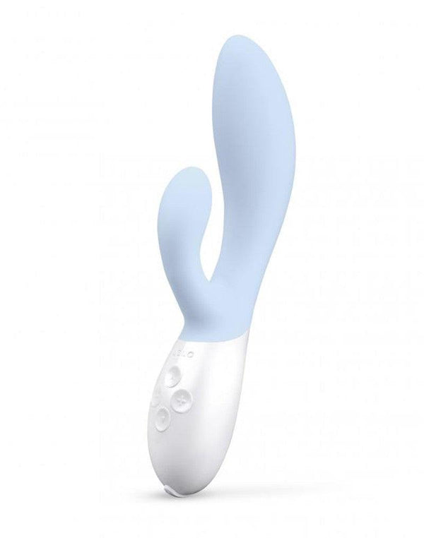 LELO - Ina 3 - Rabbit Vibrator - Lichtblauw-Erotiekvoordeel.nl