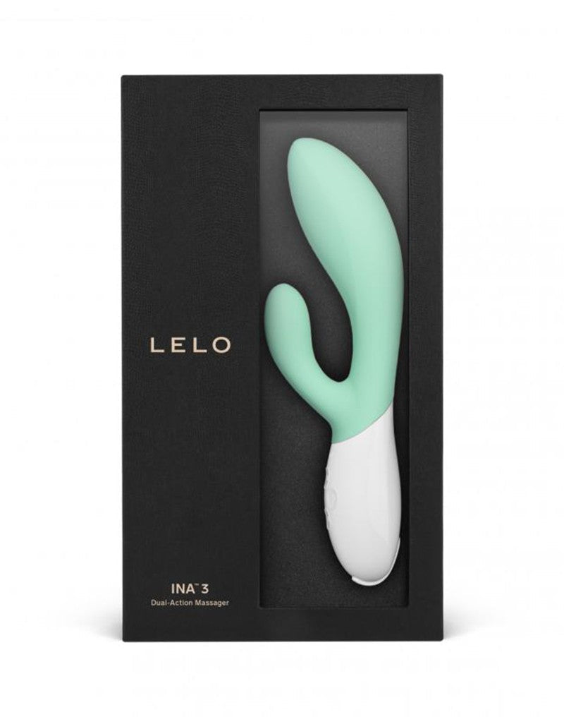 LELO - Ina 3 - Rabbit Vibrator - Lichtgroen-Erotiekvoordeel.nl