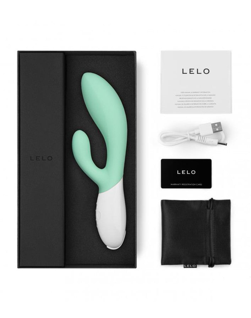 LELO - Ina 3 - Rabbit Vibrator - Lichtgroen-Erotiekvoordeel.nl