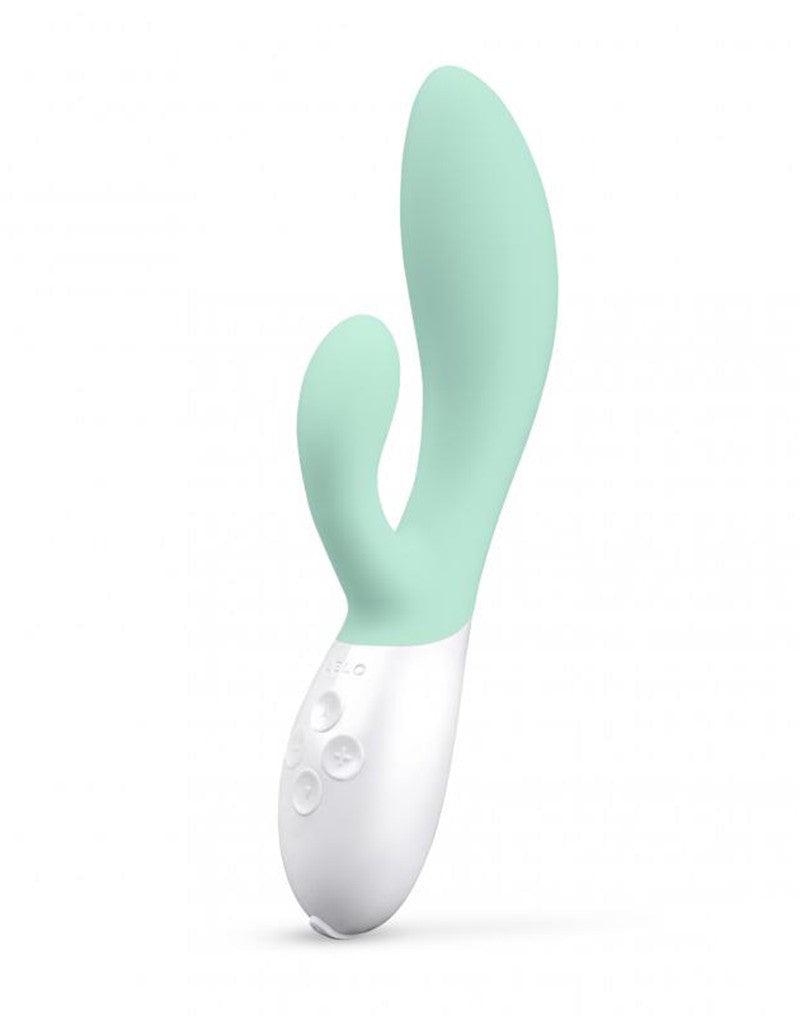 LELO - Ina 3 - Rabbit Vibrator - Lichtgroen-Erotiekvoordeel.nl