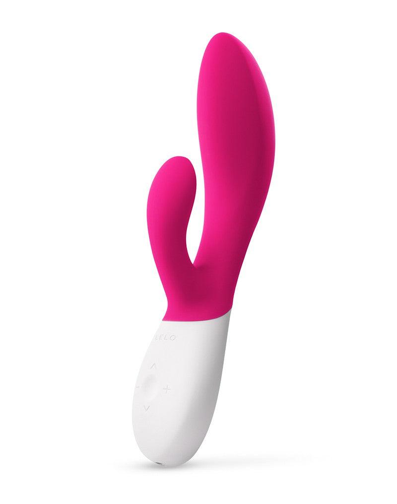 LELO - Ina Wave 2 - Rabbit Vibrator - Fuchsia Roze-Erotiekvoordeel.nl