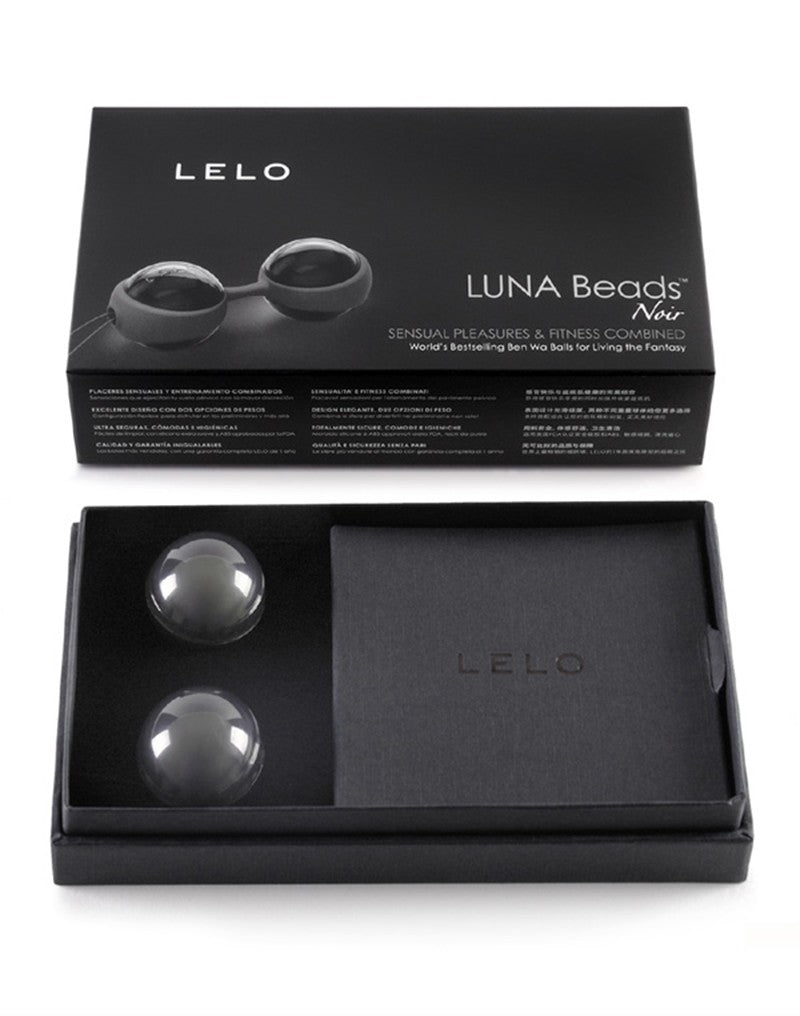 LELO - Luna Beads Noir - Vaginale Balletjes-Erotiekvoordeel.nl