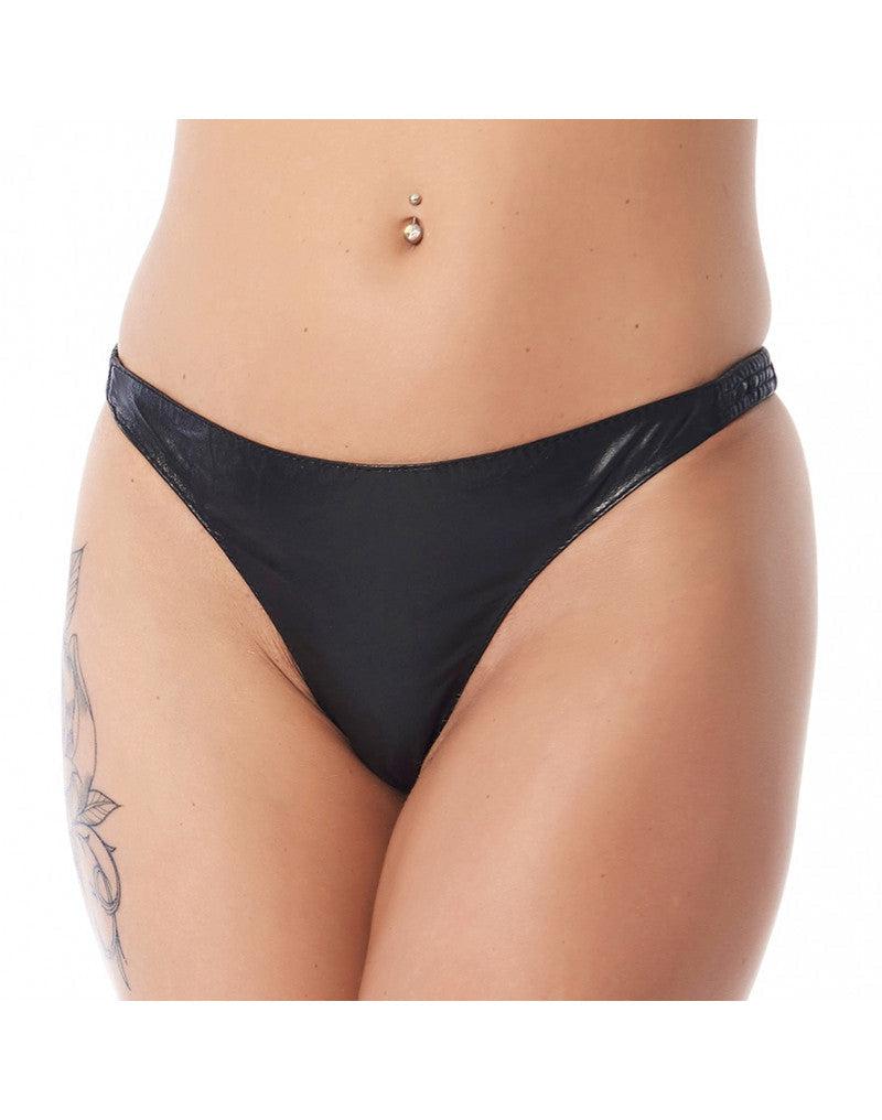 Lederen G-String Voor dames-Erotiekvoordeel.nl