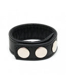 Lederen Cockring Met Drukknopen-Erotiekvoordeel.nl