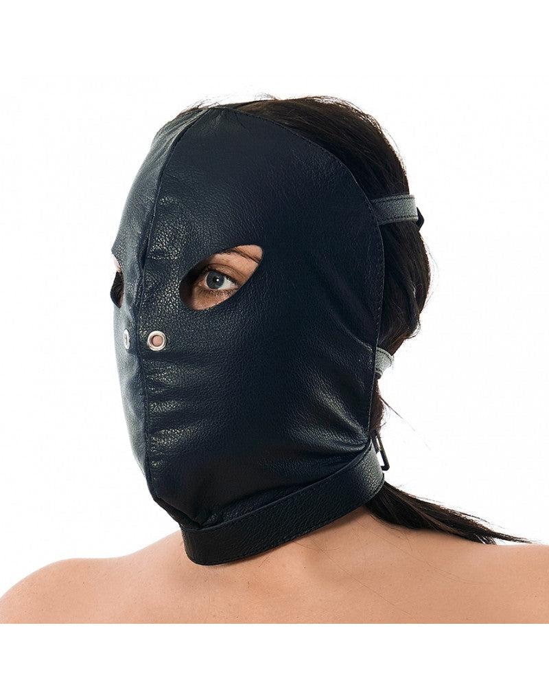 Lederen gezichtsmasker Verstelbaar-Erotiekvoordeel.nl