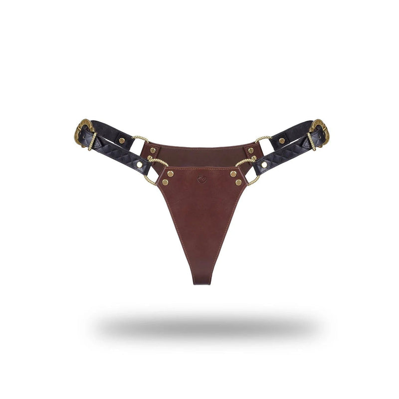 Liebe Seele - The Equestrian Leather Panty - Leren Slip-Erotiekvoordeel.nl