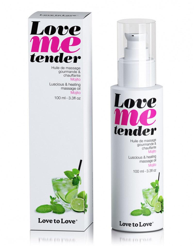 Love me Tender - Verwarmende Massageolie - Mojito-Erotiekvoordeel.nl