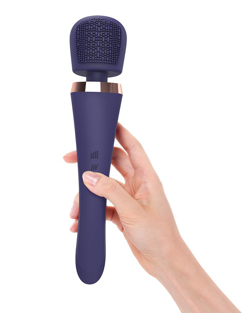 Love to Love - Brush Crush Wand Vibrator - Paars-Erotiekvoordeel.nl