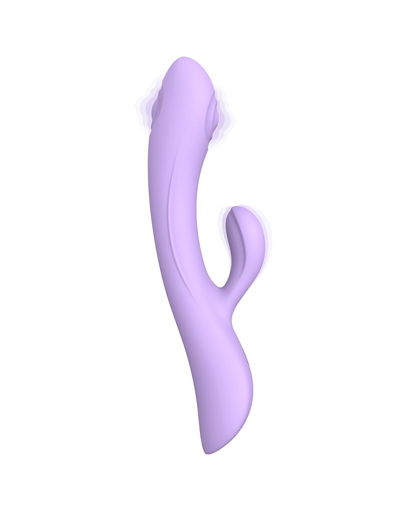 Love to Love - Bunny & Clyde - Rabbit Vibrator Met Tapping Functie - Lila-Erotiekvoordeel.nl