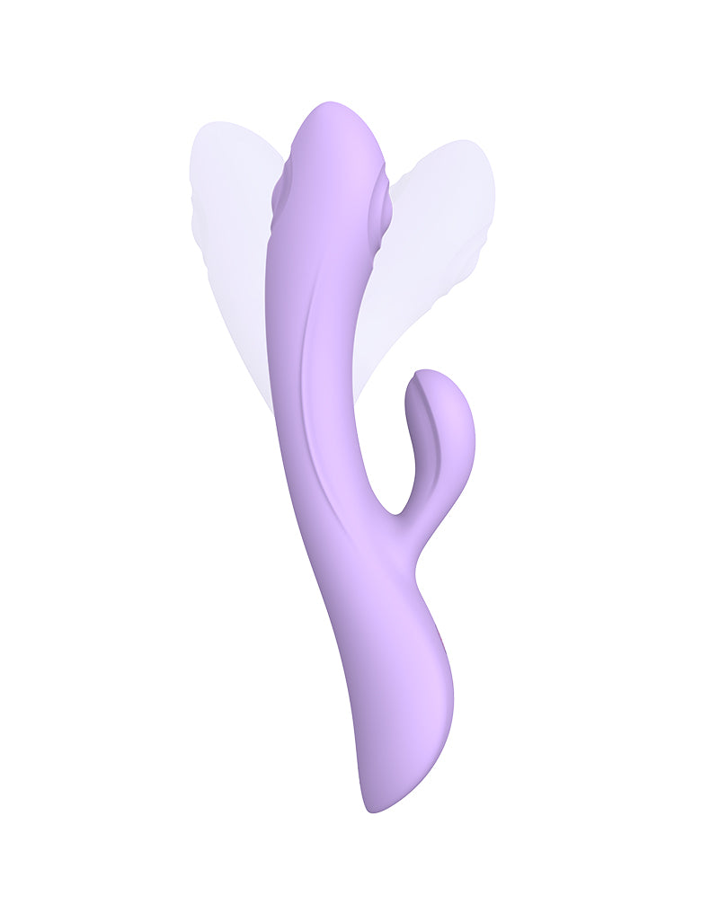 Love to Love - Bunny & Clyde - Rabbit Vibrator Met Tapping Functie - Lila-Erotiekvoordeel.nl