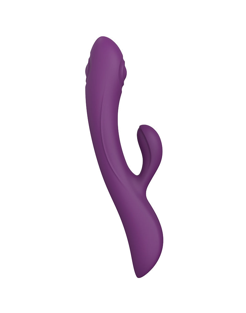 Love to Love - Bunny & Clyde - Rabbit Vibrator Met Tapping Functie - Paars-Erotiekvoordeel.nl