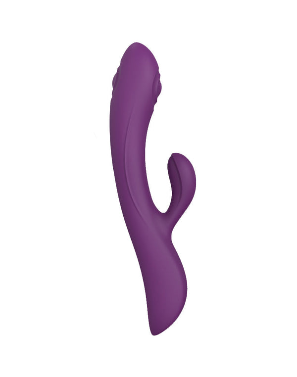 Love to Love - Bunny & Clyde - Rabbit Vibrator Met Tapping Functie - Paars-Erotiekvoordeel.nl