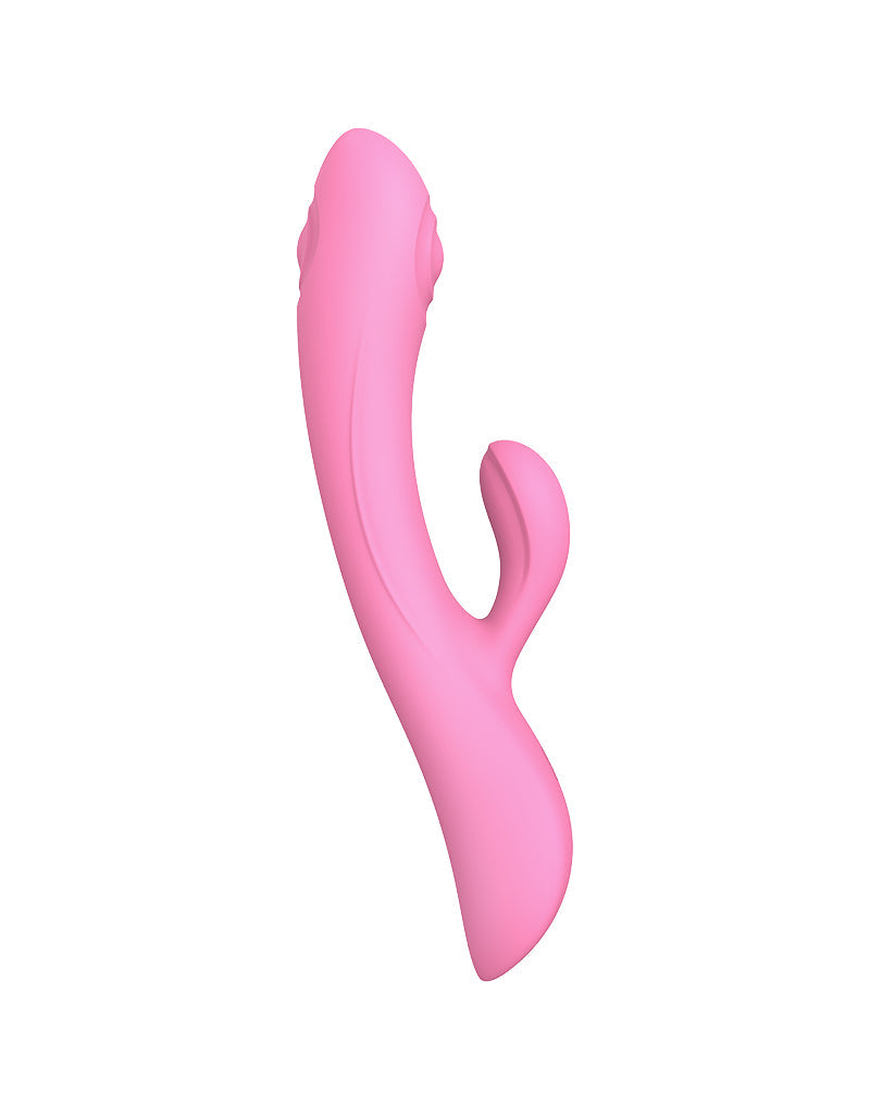 Love to Love - Bunny & Clyde - Rabbit Vibrator Met Tapping Functie - Roze-Erotiekvoordeel.nl