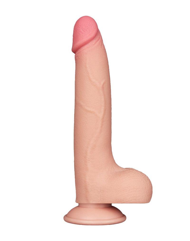 LoveToy - Dildo - Glijdende Huid Dildo - Lengte 20 cm - Diameter 3.8 cm - Lichte Huidskleur-Erotiekvoordeel.nl